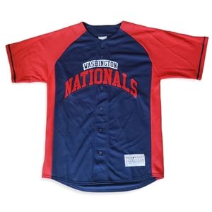 Bryce Harper Red and Blue Washington Nationals Jersey Genuine Merchandise MLB